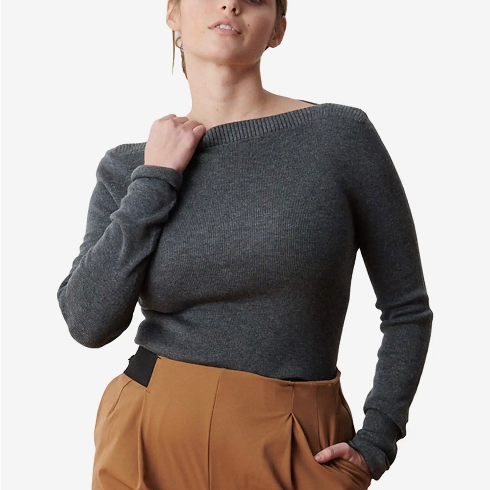 Aday Branch Out Top in charcoal